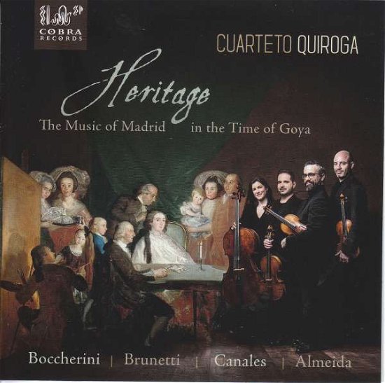 Cover for Cuarteto Quiroga · Heritage - the Music of Madrid in the Time of (CD) (2019)
