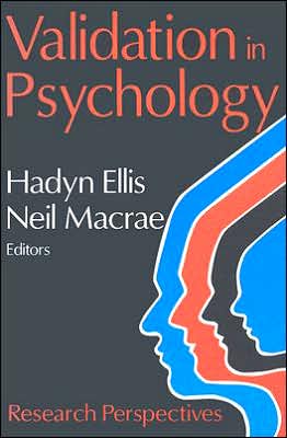 Cover for Neil Macrae · Validation in Psychology: Research Perspectives (Paperback Book) (2001)