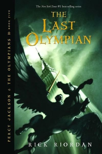Cover for Rick Riordan · The Last Olympian (Percy Jackson and the Olympians, Book 5) (Innbunden bok) (2009)