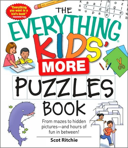Cover for Scot Ritchie · The Everything Kids' More Puzzles Book: From mazes to hidden pictures - and hours of fun in between - Everything (R) Kids (Taschenbuch) (2010)