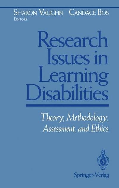 Cover for Sharon Vaughn · Research Issues in Learning Disabilities: Theory, Methodology, Assessment, and Ethics (Paperback Book) [Softcover reprint of the original 1st ed. 1994 edition] (2011)