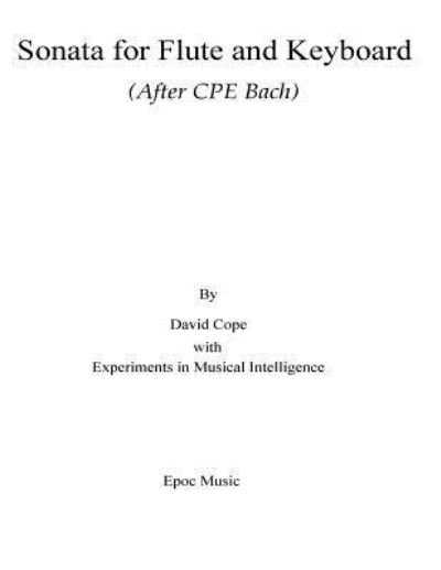 Cover for Experiments in Musical Intelligence · Sonata for Flute and Keyboard (Pocketbok) (2015)