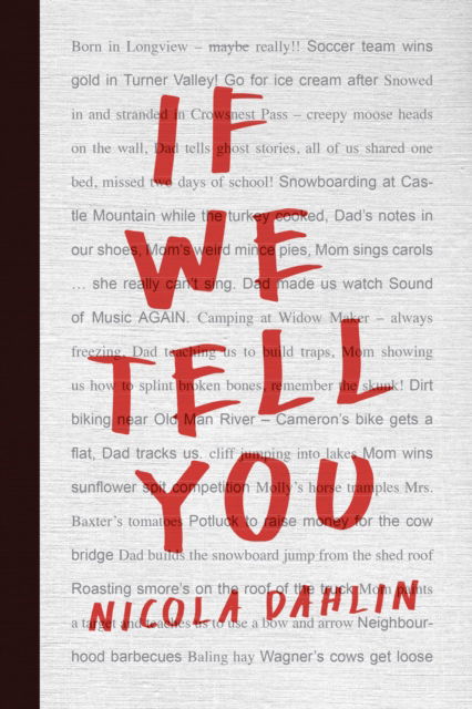 Nicola Dahlin · If We Tell You (Hardcover Book) (2024)