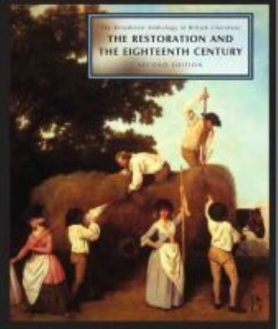 Cover for The Broadview Anthology of British Literature: Volume 3: The Restoration and the Eighteenth Century (Paperback Book) [2 Revised edition] (2012)