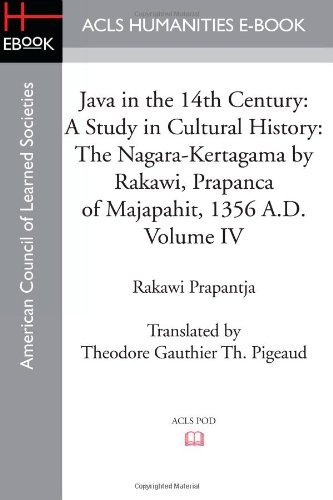 Cover for Rakawi Prapantja · Java in the 14th Century: A Study in Cultural History the Nagara-Kertagama by Rakawi, Prapanca of Majapahit, 1356 A.D. (Paperback Bog) (2008)