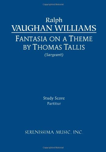 Cover for Ralph Vaughan Williams · Fantasia on a Theme of Thomas Tallis - Study Score (Paperback Book) (2011)