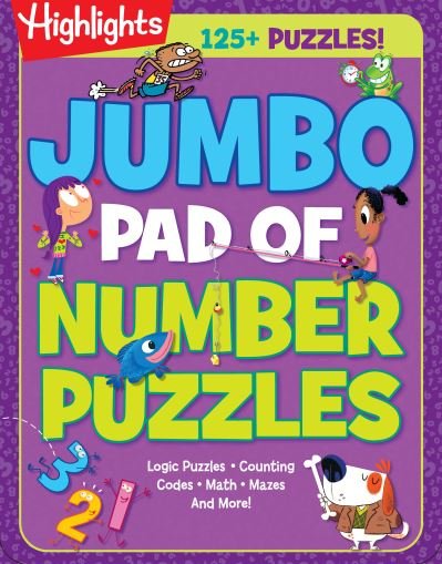 Cover for Highlights · Jumbo Pad of Number Puzzles - Highlights Jumbo Books &amp; Pads (Paperback Bog) (2022)