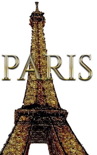 Cover for Sir Michael Huhn · Paris Eiffel Tower Gold diamond Glitter Bling Creative blank journal sir Michael designer edition (Hardcover Book) (2020)