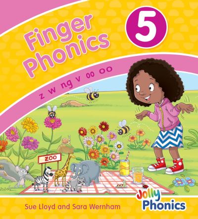 Finger Phonics Book 5: in Precursive Letters (British English edition) - Finger Phonics set of books 1–7 - Sara Wernham - Bøger - Jolly Learning Ltd - 9781844146475 - 18. august 2021