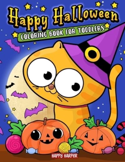 Cover for Harper Hall · Toddler Halloween Coloring Book (Paperback Book) (2020)