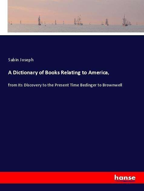 Cover for Joseph · A Dictionary of Books Relating t (Bog)