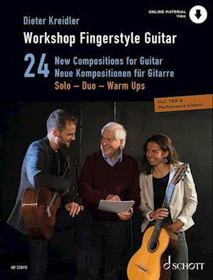 Cover for Kreidler · Workshop Fingerstyle Guitar 24 New Compositions For Guitar Solo - Duo - Warm Ups (Book) (2022)