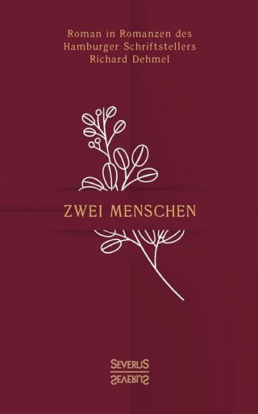 Cover for Richard Dehmel · Zwei Menschen (Paperback Bog) (2021)