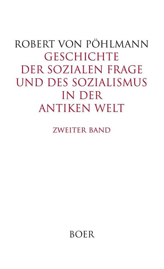 Geschichte der sozialen Frage - Pöhlmann - Livres -  - 9783966620475 - 