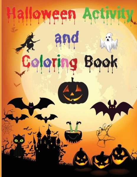 Cover for Britney Nicholls · Halloween Activity and Coloring Book (Taschenbuch) (2021)