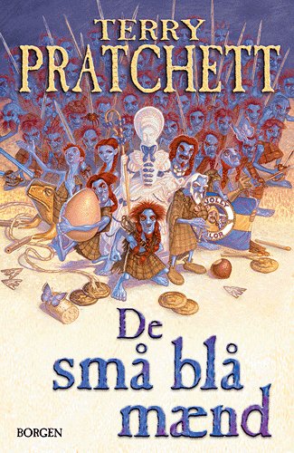 Cover for Terry Pratchett · Diskverden: De små blå mænd (Sewn Spine Book) [1. Painos] (2005)