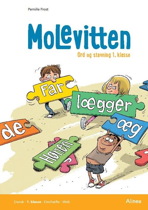 Cover for Pernille Frost · Molevitten: Molevitten, 1. kl., Bogen om lyde og ord, Elevhæfte / Web (Sewn Spine Book) [1.º edición] (2019)