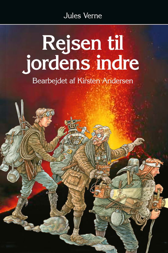 Cover for Jules Verne · Lette klassikere: Rejsen til jordens indre (Sewn Spine Book) [1st edition] (2024)