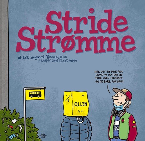 Cover for Erik Damgaard, Rasmus Julius, Casper Sand Christiansen · Stride strømme (Hardcover Book) [1. wydanie] (2022)