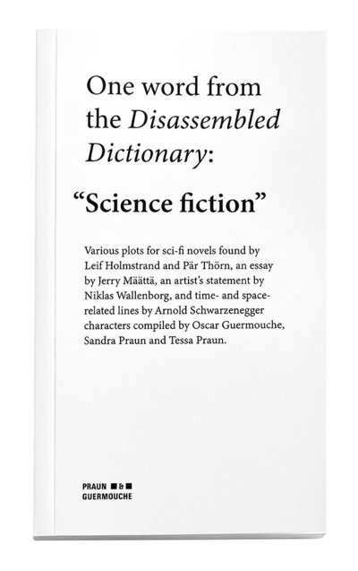 Oscar Guermouche · Disassembled Dictionary: "Science fiction" (Book) (2021)