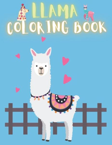 Cover for To The Point · Llama Coloring Book (Paperback Bog) (2020)