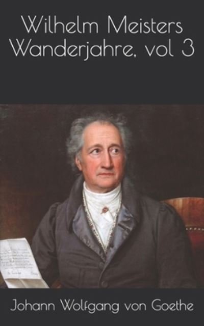 Cover for Johann Wolfgang Von Goethe · Wilhelm Meisters Wanderjahre, vol 3 (Paperback Book) (2021)