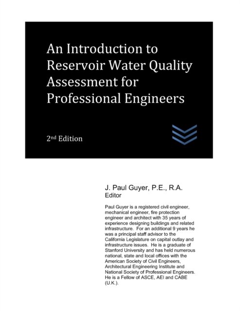 Cover for J Paul Guyer · An Introduction to Reservoir Water Quality Assessment for Professional Engineers - Water Resources Engineering (Pocketbok) (2022)