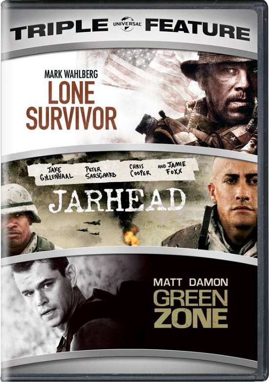 Cover for Lone Survivor / Jarhead / Green Zone (DVD) (2017)