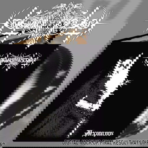 Cover for Nokturnal Mortum · Nechrist (2 LP Swirl Black and White Vinyl) (LP) (2025)