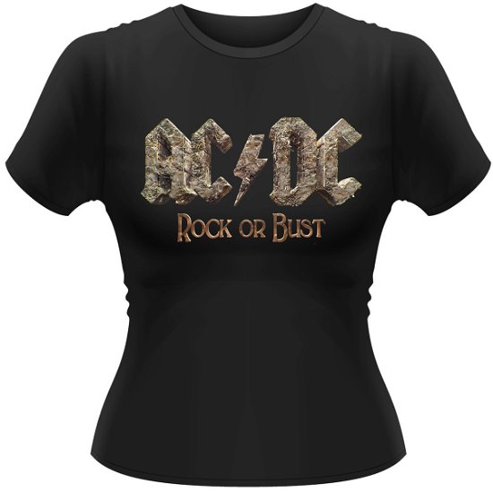 Rock or Bust Girlie Black - AC/DC - Merchandise - PHDM - 0803341477476 - June 15, 2015