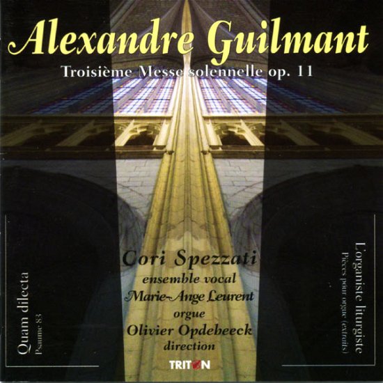 Cover for A. Guilmant · Troisieme Messe Solennell (CD) (2014)