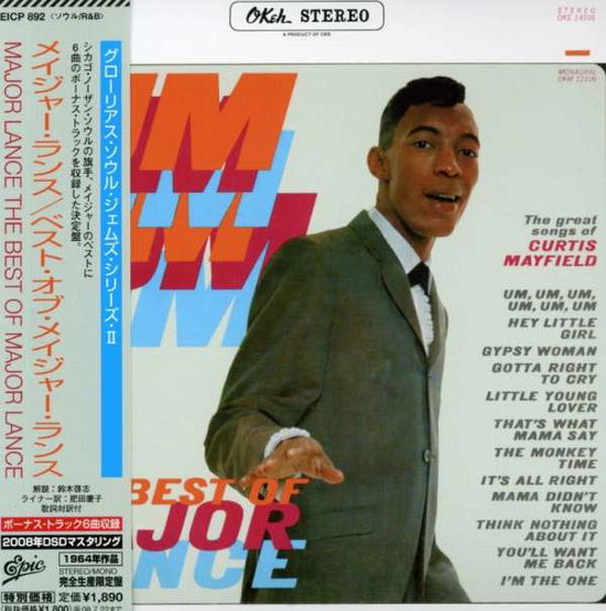 Best of Major Lance (Mini LP Sleeve) - Major Lance - Muzyka - SONY MUSIC - 4547366035476 - 29 stycznia 2008