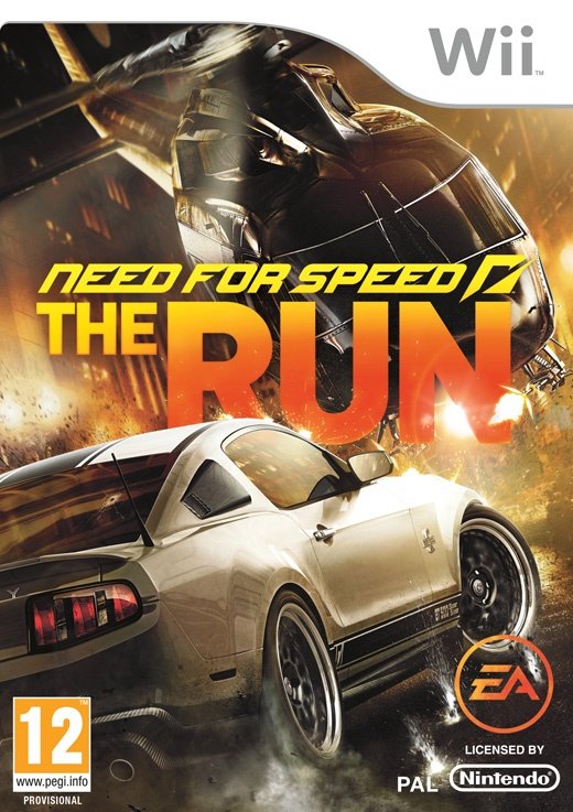 Cover for Spil-wii · Need for Speed The Run (Wii) (2011)