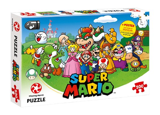 Mario Kart + Friends 500 Piece Puzzle - Mario Kart + Friends 500 Piece Puzzle - Jogo de tabuleiro - WINNING MOVES - 5036905029476 - 1 de março de 2024