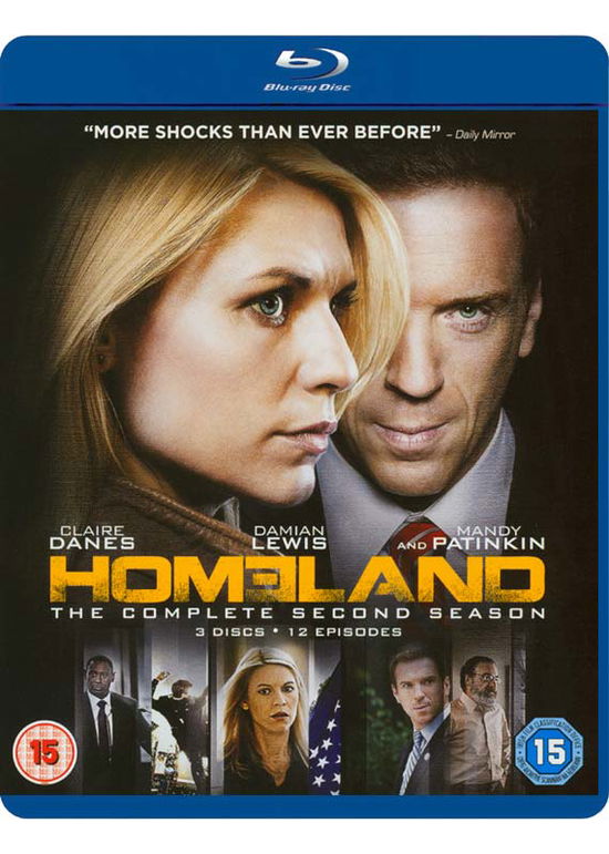 Cover for Homeland Series 2 Region B  A · Homeland Season 2 (Blu-Ray) (2013)