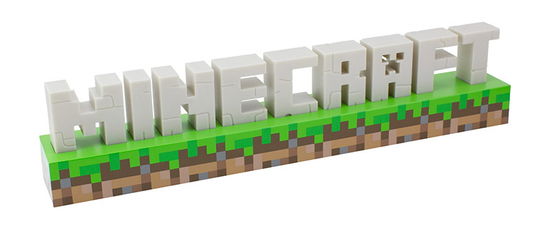 Light Minecraft Logo - Paladone Products Ltd - Merchandise - PALADONE - 5055964775476 - 22. februar 2023