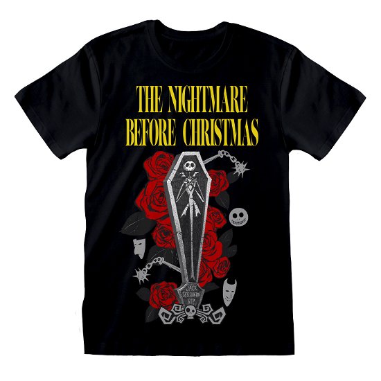 Nightmare Before Christmas T-Shirt Jack Coffin Grö -  - Merchandise -  - 5056688522476 - 2. september 2023