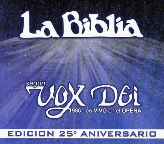 Cover for Vox Dei · La Biblia en Vivo 1986 (CD) (2012)