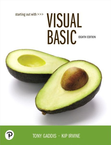 Cover for Tony Gaddis · Starting Out with Visual Basic Plus MyLab Programming with Pearson eText -- Access Card Package (Paperback Book) (2019)