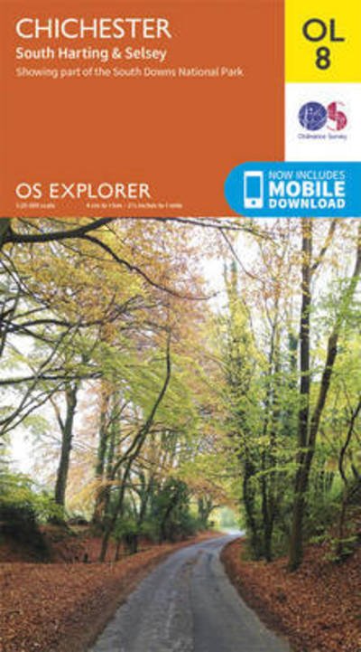 Cover for Ordnance Survey · Chichester, South Harting &amp; Selsey - OS Explorer Map (Map) [May 2015 edition] (2015)