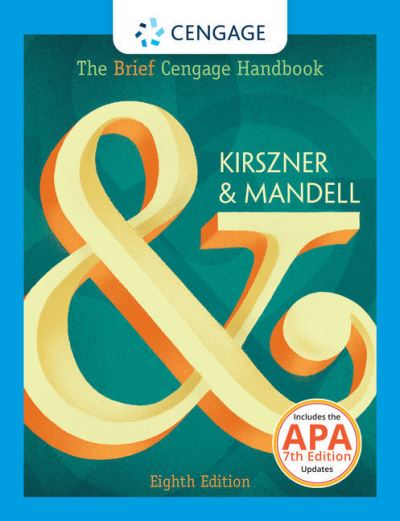 Cover for Laurie G. Kirszner · The Brief Cengage Handbook (Paperback Book) (2021)