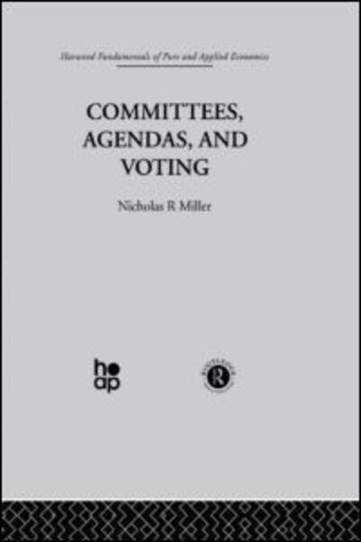 Cover for Nicholas R. Miller · Committees, Agendas and Voting (Hardcover Book) (2001)