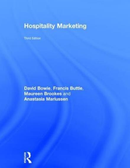 Cover for David Bowie · Hospitality Marketing (Hardcover bog) (2016)