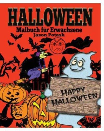 Cover for Jason Potash · Halloween Malbuch fur Erwachsene (Paperback Book) (2020)