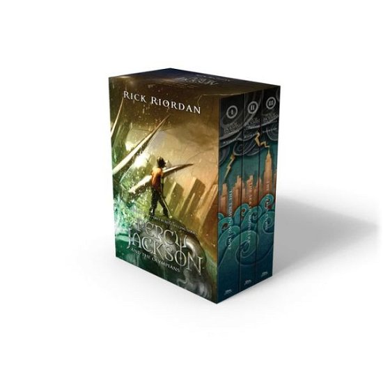 Cover for Rick Riordan · Percy Jackson and the Olympians 3 Book Paperback Boxed Set with New Covers (Percy Jackson &amp; the Olympians) (Pocketbok) [Box edition] (2014)