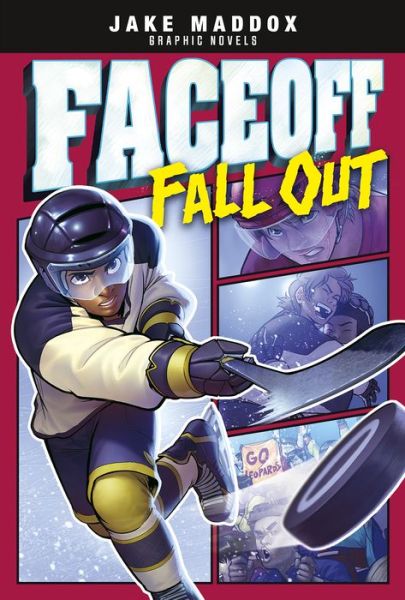 Cover for Jake Maddox · Jake Maddox Graphic Novels: Faceoff Fallout (Paperback Book) (2018)