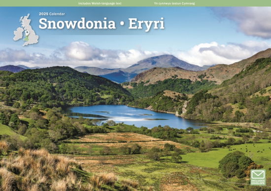 Cover for Carousel Calendars · Snowdonia A4 Calendar 2025 (Paperback Book) (2024)