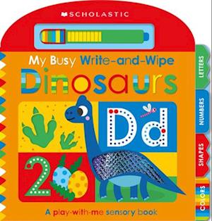 Cover for Scholastic Early Learners · My Busy Write &amp; Wipe Dinosaurs (Book) (2025)
