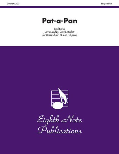 Cover for David Marlatt · Pat-a-pan (Score &amp; Parts) (Eighth Note Publications) (Pocketbok) (2013)