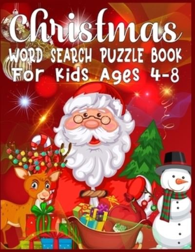 Cover for Sk Publishing · Christmas Word Search Puzzle Book For Kids Ages 4-8 (Paperback Bog) (2019)